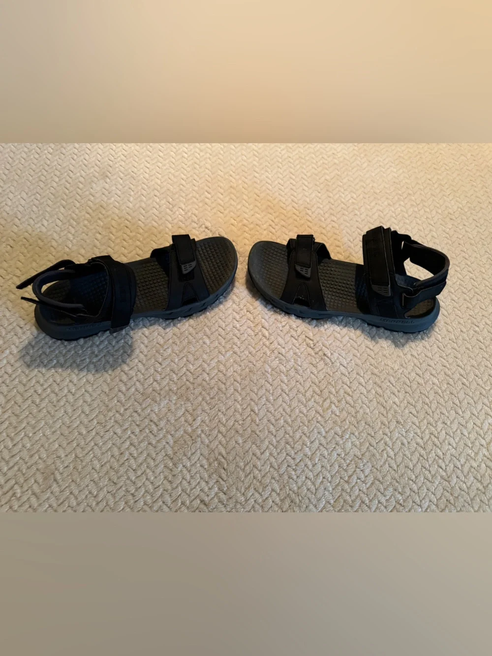 Merrell Men's‎ Cedrus Convert 3 hiking  Black Open-Toe Velcro Sport Sandals 11